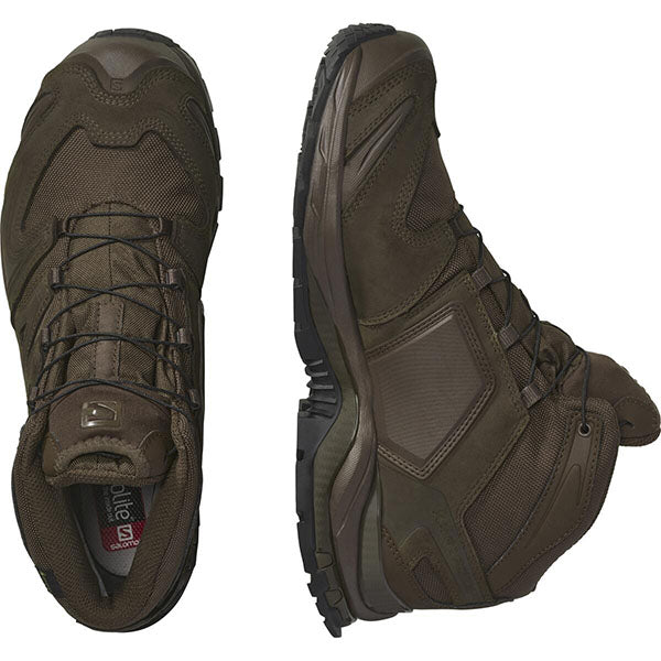 Scarpa da combattimento XA FORCES MID GTX EN, marrone terra