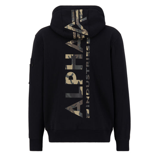 Back Print Hoody Camo