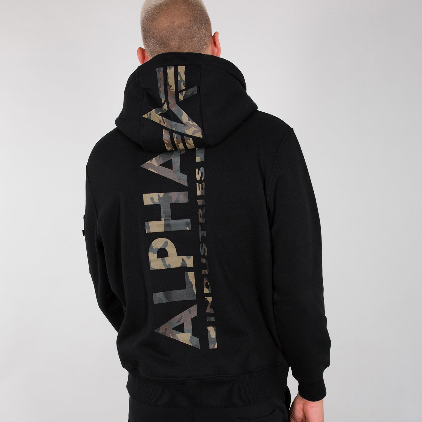 Back Print Hoody Camo
