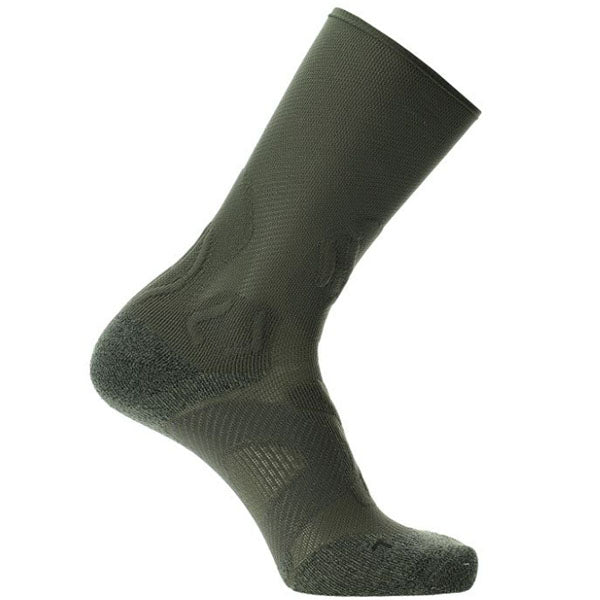 MAN DEFENDER LIGHT MID SOCKS, tactical green
