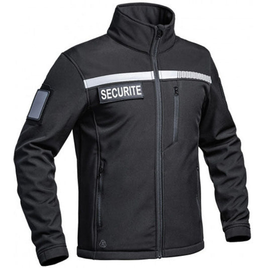 Softshell Jacke SECU-ONE SECURITE HV-TAPE, black