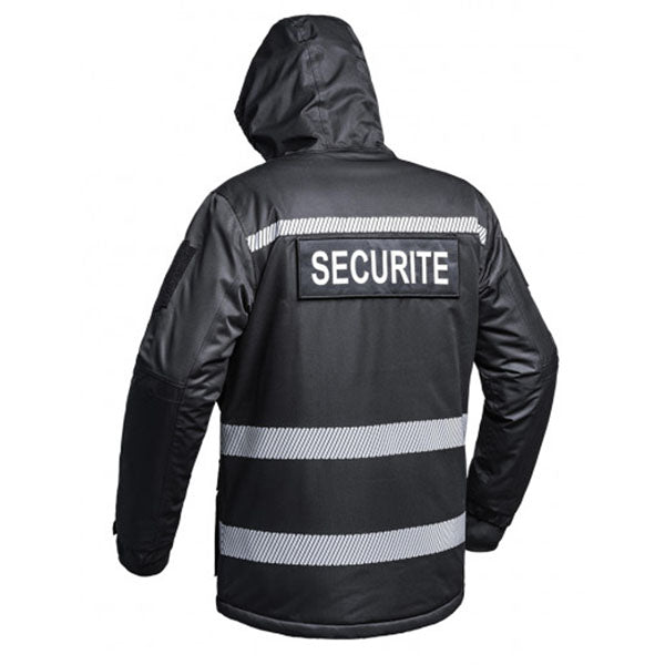 Hardshell-Parka WF150 SECU-ONE SECURITE HV-TAPE, black