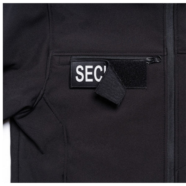 Fleecejacke SECU-ONE SECURITE HV-TAPE, black