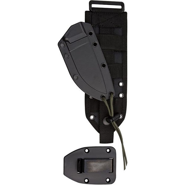 Survivalmesser MODEL 3 MIL, Teilwellenschliff, grau-schwarz