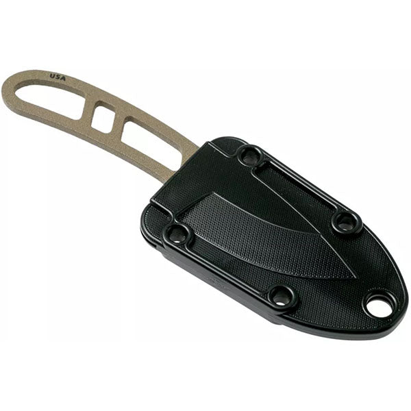 Coltello da collo CANDIRU DARK EARTH, affilatura liscia