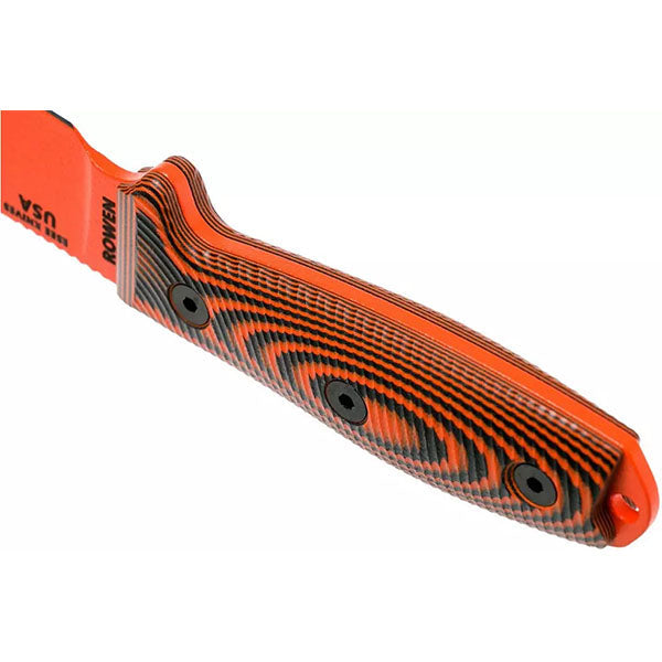 Survivalmesser MODEL 3 3D, Glattschliff, orange