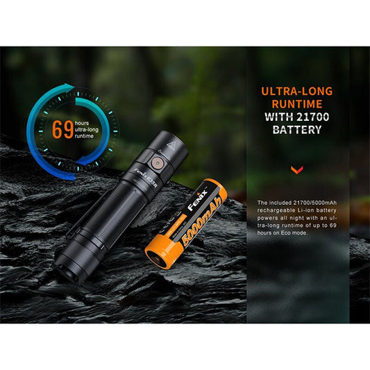 Torcia tattica a LED E35R, 3.100 lumen (batteria inclusa)