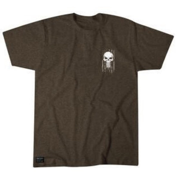 T-shirt SKULL FREEDOM FLAG, tigrata