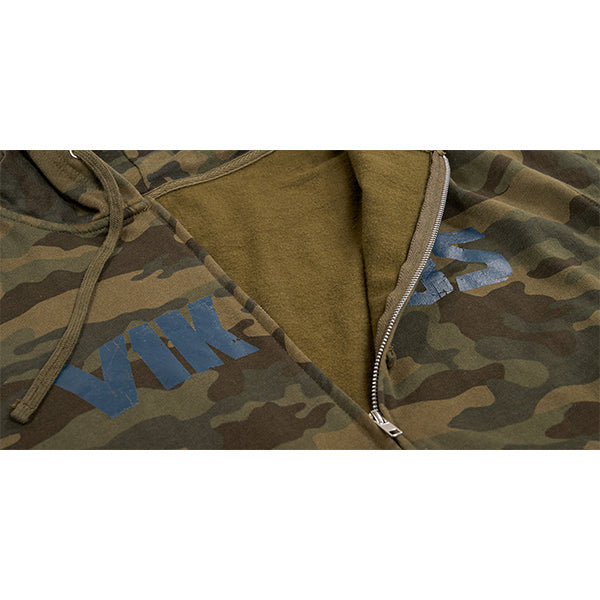 Felpa con cappuccio BRUNISHED WOODLAND CAMO