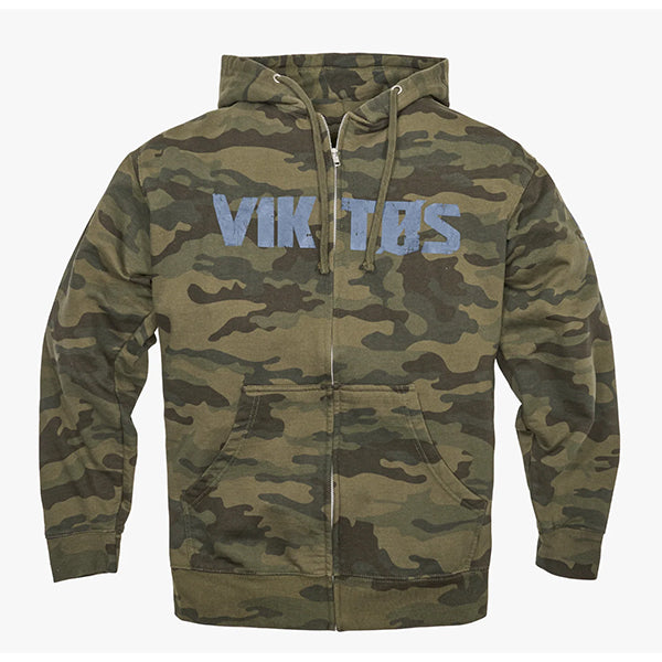 Felpa con cappuccio BRUNISHED WOODLAND CAMO