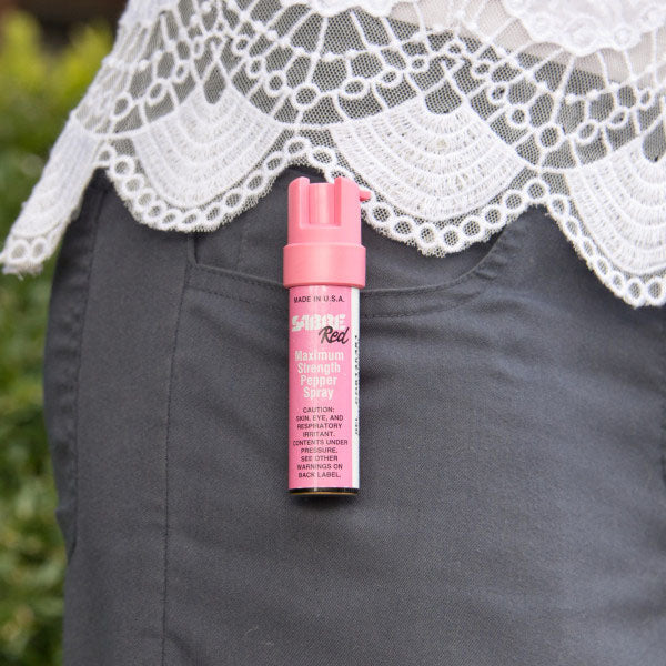 Spray al peperoncino P-22 con clip da cintura, rosa, jet, 22 ml