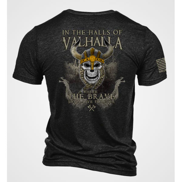 T-shirt VALHALLA, nero antracite
