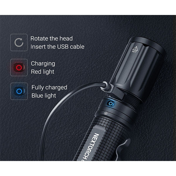 Torcia LED E52C, 3.000 lumen (batteria inclusa)