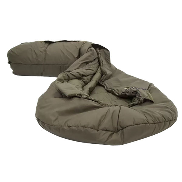 Kunstfaserschlafsack DEFENCE 4, Grösse L, Reissverschluss mittig