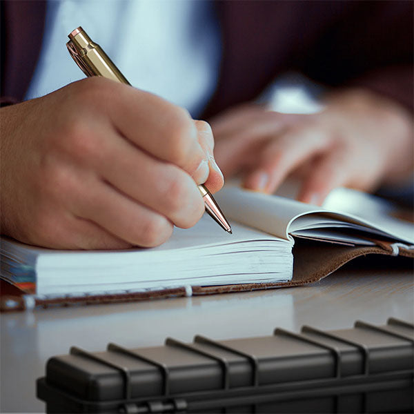 Penna a sfera ricaricabile .308 Real Bullet a rotazione