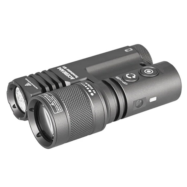 Proiettore TERMINATOR M1 DUAL HEAD, 3.500 lumen, bianco freddo 6500K (batteria inclusa)