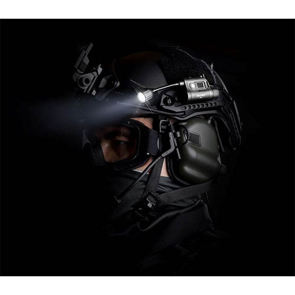 Lampada tattica a LED per casco rSTAR, 80 lumen (incl. batteria AA)