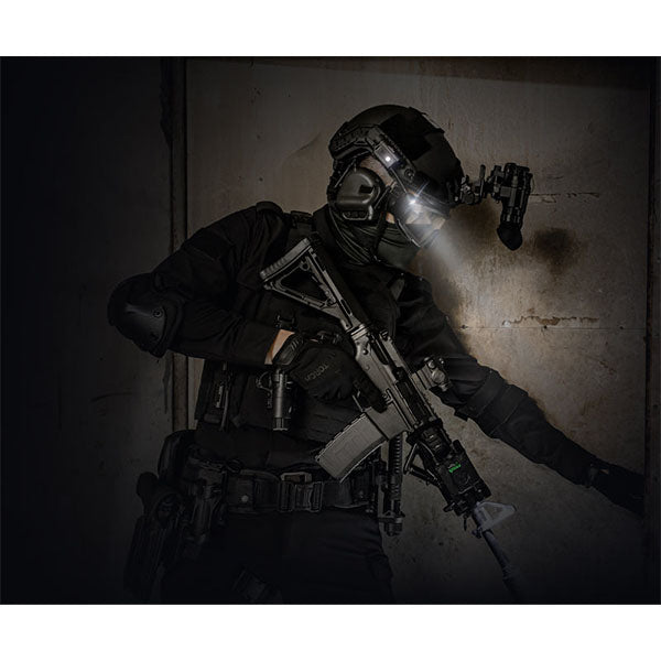 Lampada tattica a LED per casco rSTAR, 80 lumen (incl. batteria AA)