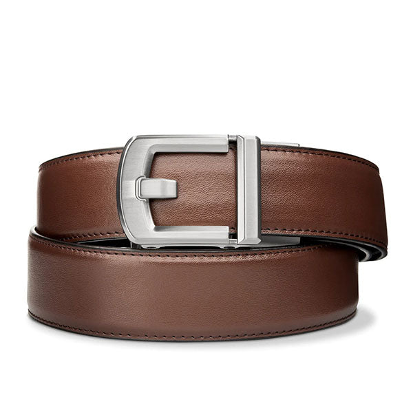 Waffengurt LEATHER GUN BELT X8 NICKEL