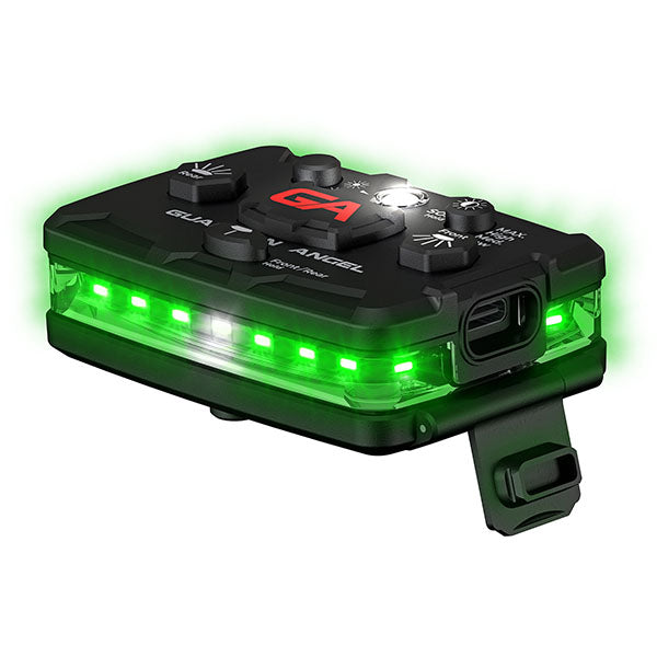 Luce di sicurezza GUARDIAN ANGEL ELITE GREEN/GREEN con batteria inclusa