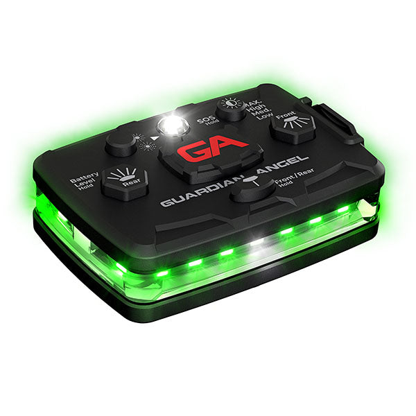 Luce di sicurezza GUARDIAN ANGEL ELITE GREEN/GREEN con batteria inclusa
