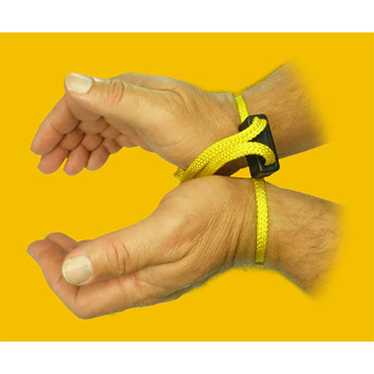 Einweghandfesseln HT-01-Y, 5er-Set, yellow