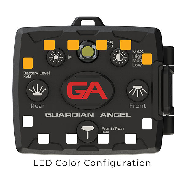 Luce di sicurezza MICRO BIANCO/ARANCIONE, incl. batteria