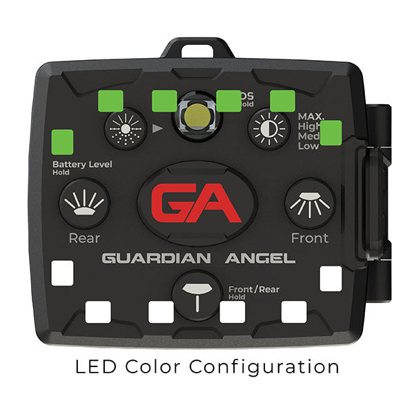 Luce di sicurezza GUARDIAN ANGEL MICRO BIANCO/VERDE, incl. batteria