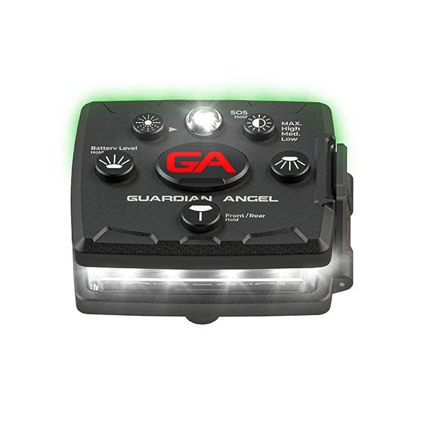 Luce di sicurezza GUARDIAN ANGEL MICRO BIANCO/VERDE, incl. batteria