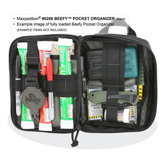 BEEFY POCKET ORGANIZER, schwarz