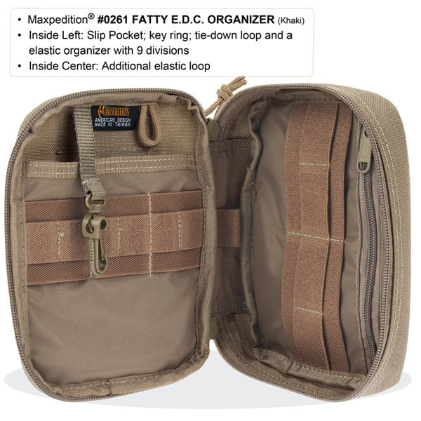 ORGANIZZATORE FATTY POCKET, nero
