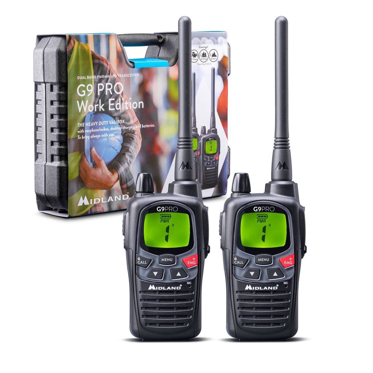 G9 Pro Work Edition Walkie Talkie (2er-Set)