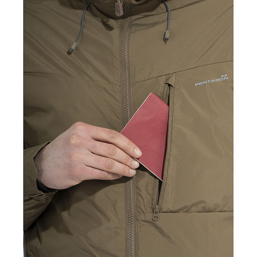 Giacca a vento ANEMOS, nero