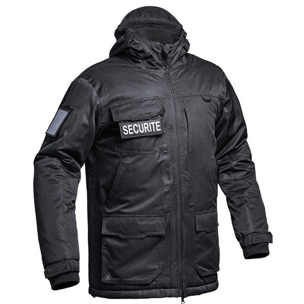 Parka rigido WF 150 SECU-ONE FLAP SECURITE, nero