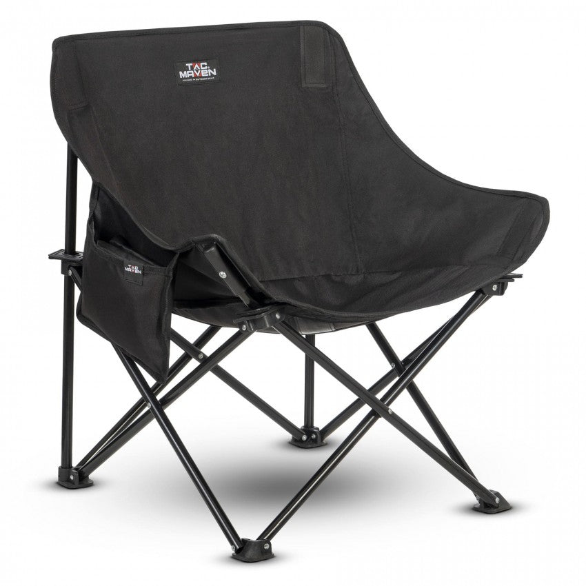 Sedia pieghevole CAMP CHAIR, nera