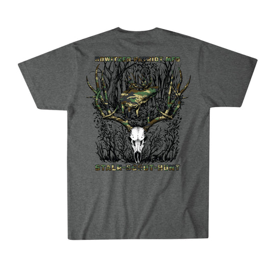T-Shirt STALK SS TEE, graphite heather