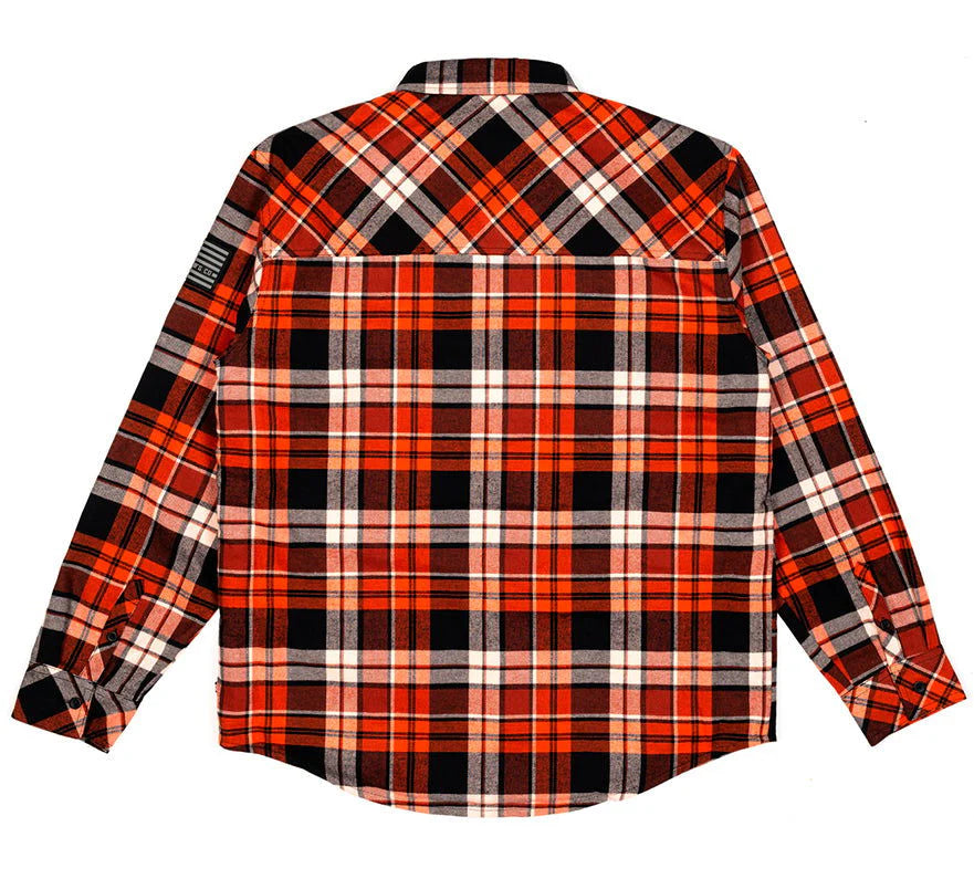 Flannel Shirt CANTEEN, rust/black