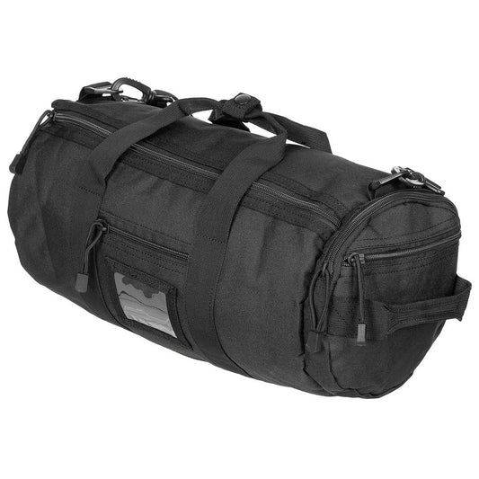 Einsatztasche, rund, "MOLLE", schwarz