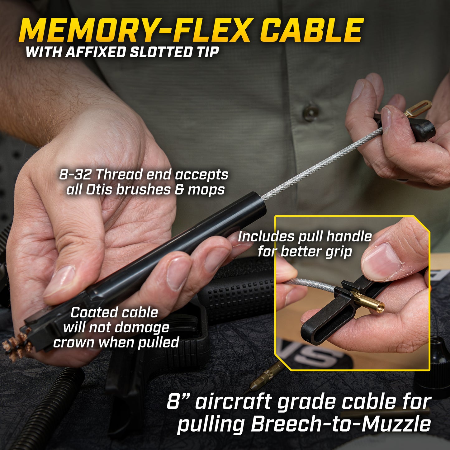 Kit di pulizia universale per pistole Elite