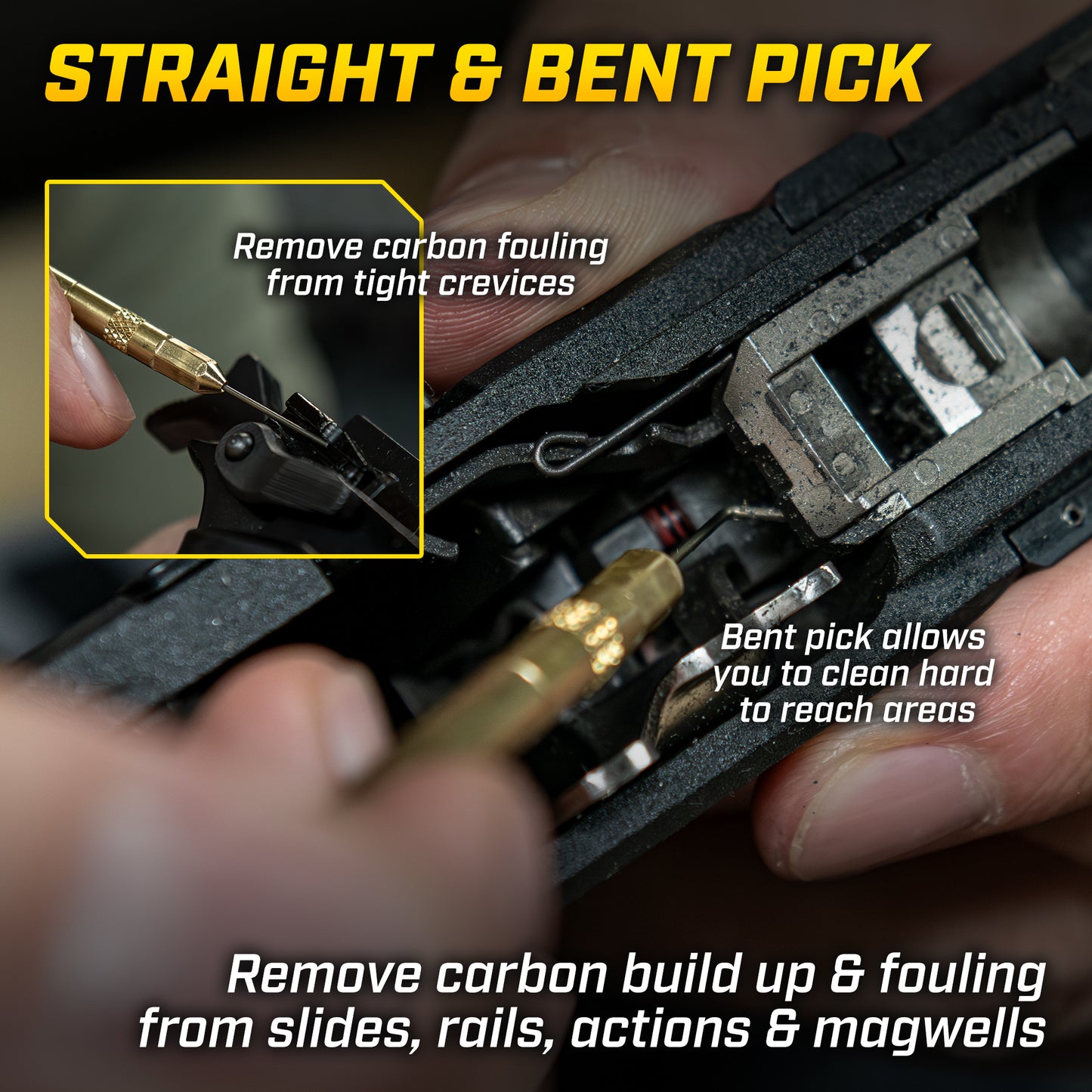 Kit di pulizia universale per pistole Elite