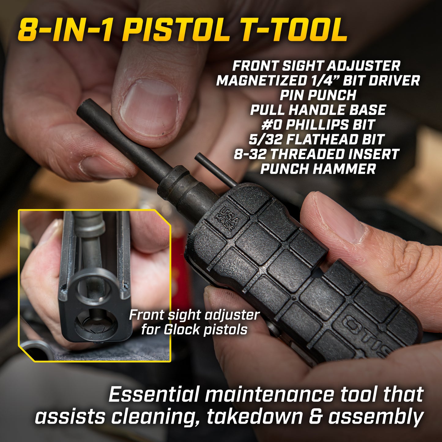 Kit di pulizia universale per pistole Elite