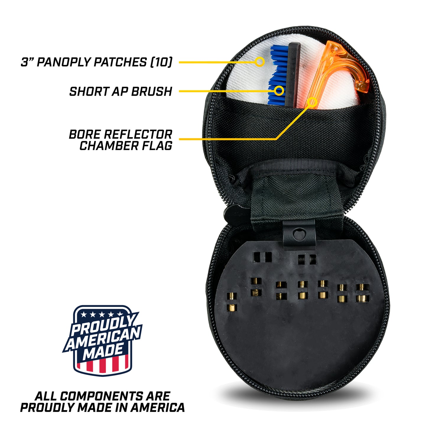 Kit di pulizia per pistole e fucili da 9 mm