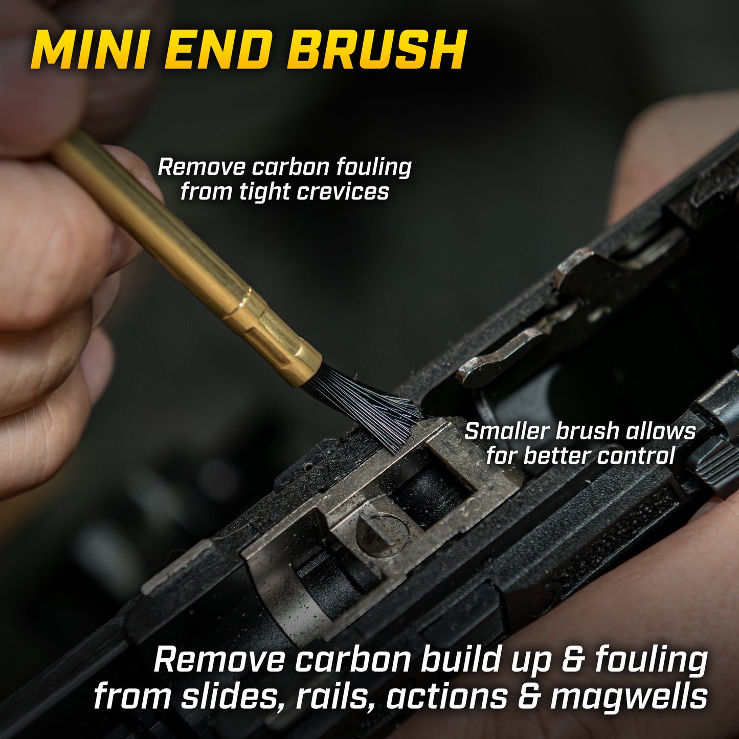 Kit di pulizia per pistole e fucili da 9 mm