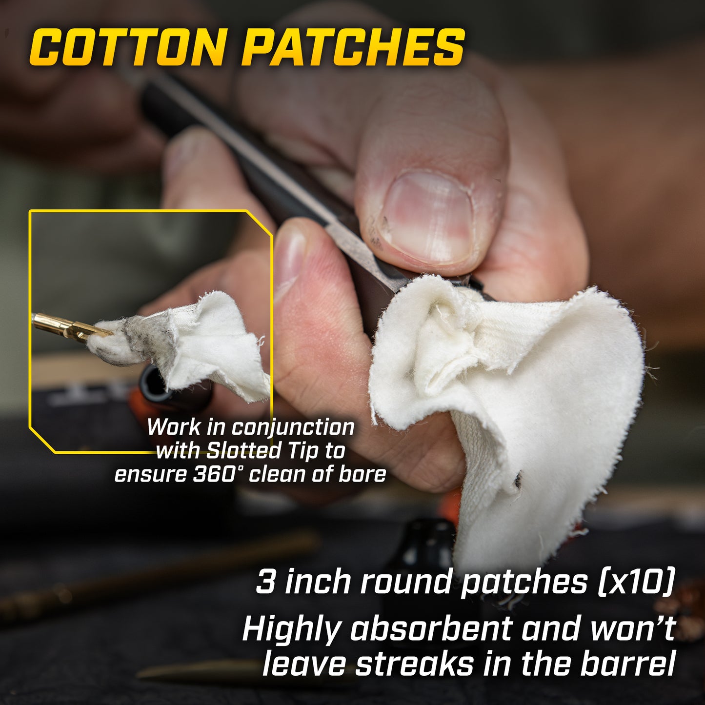 Kit di pulizia per pistole e fucili da 9 mm