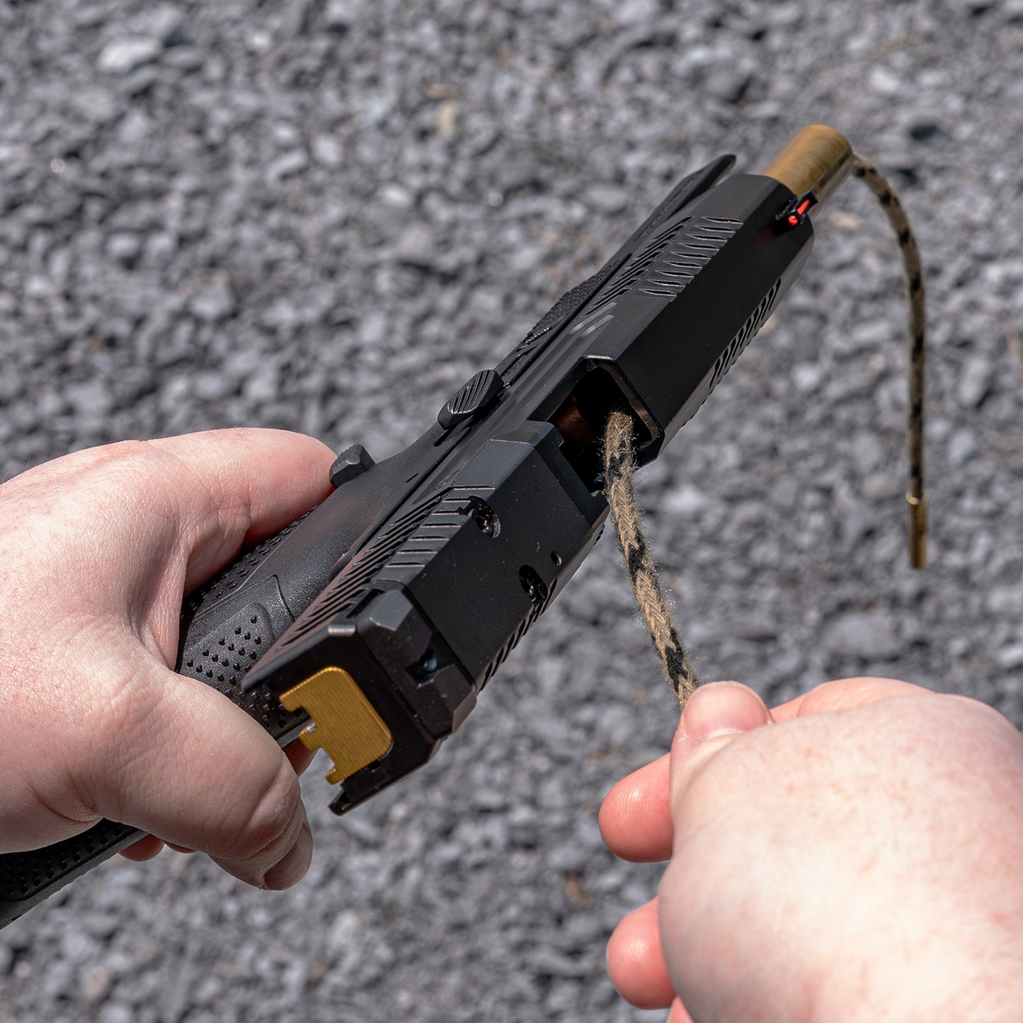 Corda di strappo per fucile/pistola calibro 9 mm/.38/.357