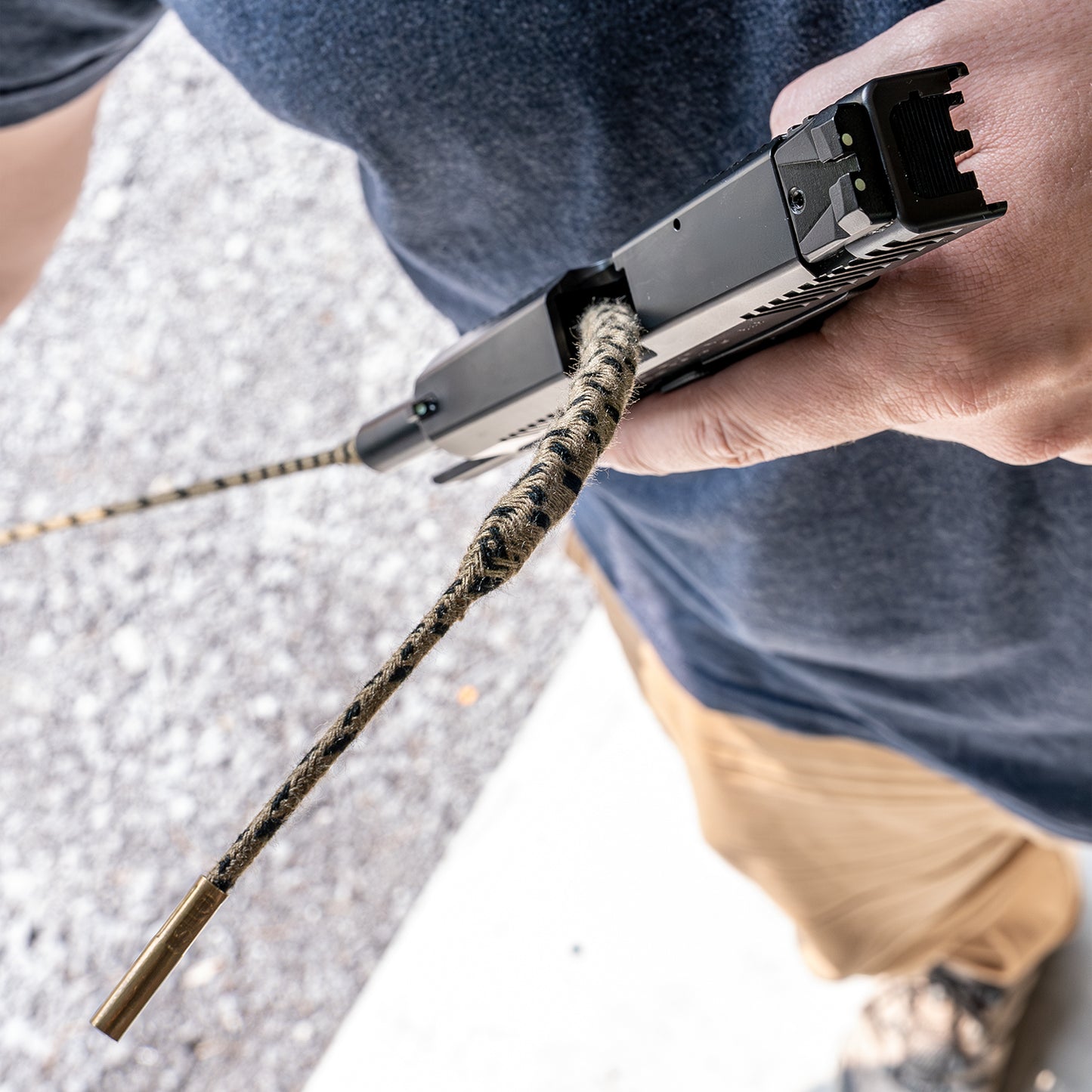 Corda di strappo per fucile/pistola calibro 9 mm/.38/.357