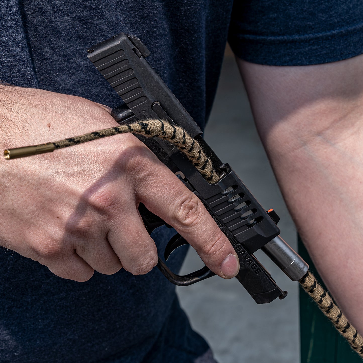 Corda di strappo per fucile/pistola calibro 9 mm/.38/.357