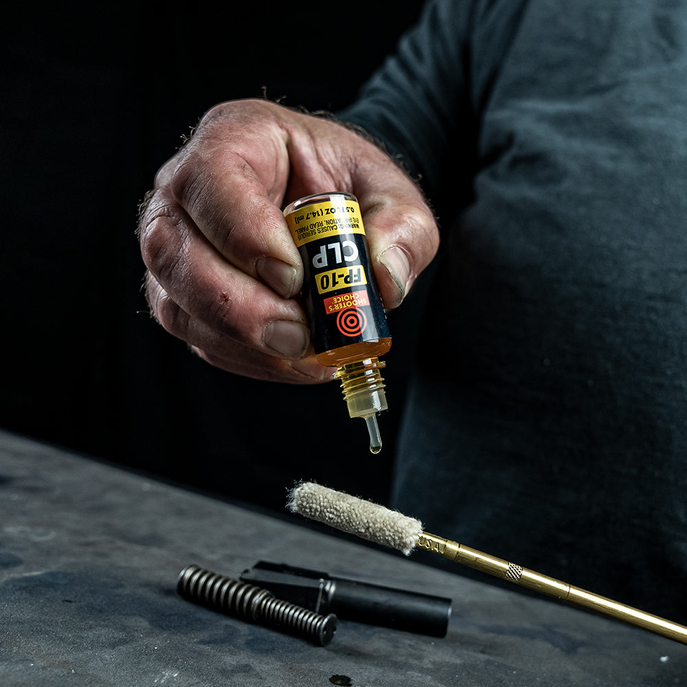 Kit di pulizia per pistole multicalibro con asta in ottone