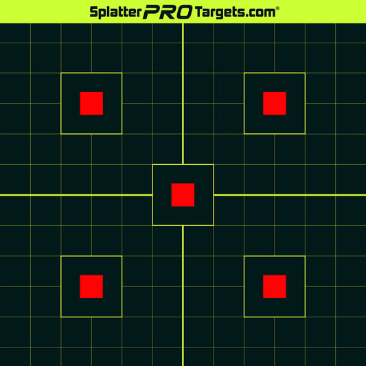 Bersagli Splatter Pro Targets GBU 0212, 30x30cm, confezione da 10