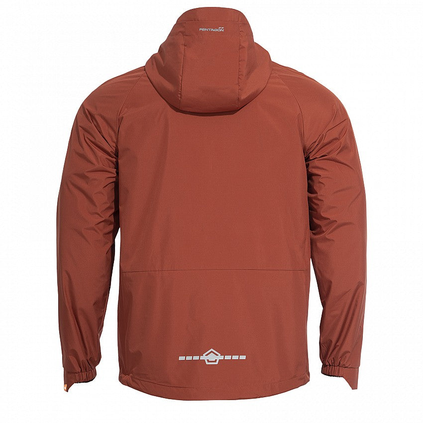 Giacca a vento ANEMOS, rosso bordeaux